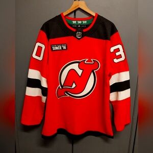 Adidas authentic aeroready Nj Devils Martin Brodeur size 46 men's